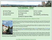 Tablet Screenshot of cathedral-view-wells.co.uk